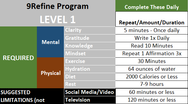 9Refine Level 1